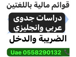 إعداد كافة دراسات الجدوى و توفير البرامج المحاسبية المختلفة