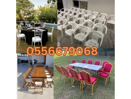 Rental chairs are available for events in Dubai