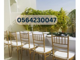 Rent tables with lights for rent, rent clean chairs for rent in Dubai.