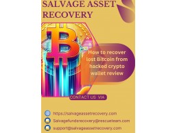 THE MOST RECOMMENDABLE BITCOIN RECOVERY SERVICE- REACH OUT TO SALVAGE ASSET RECOVERY