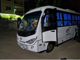 Enjoy a 15% discount on renting a 28-seater Mitsubishi bus for family trips